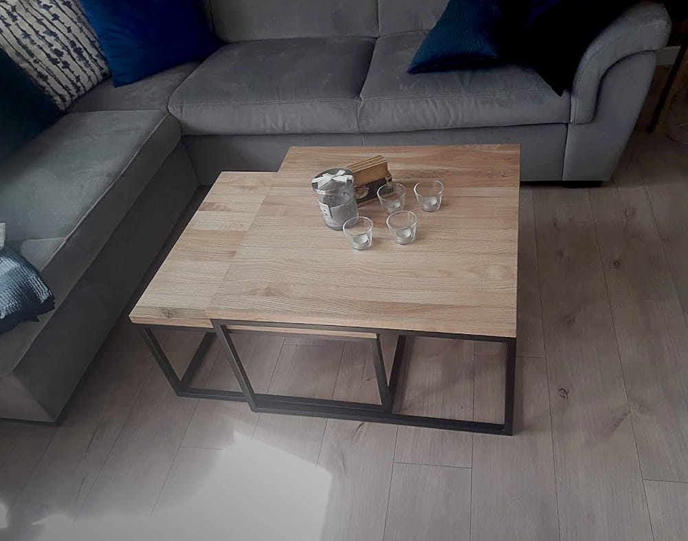 Jakmal Stoliki kawowe w stylu LOFT